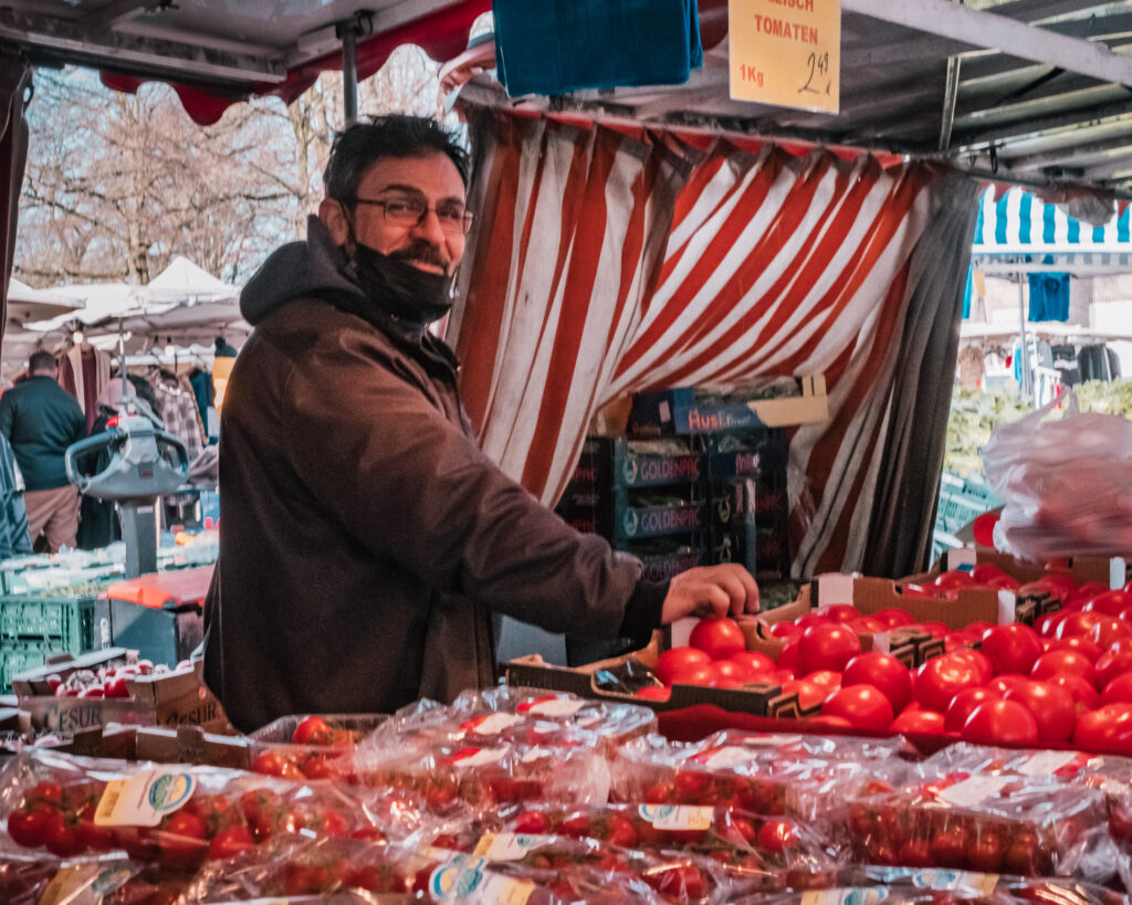 Market trader, market Lohberg