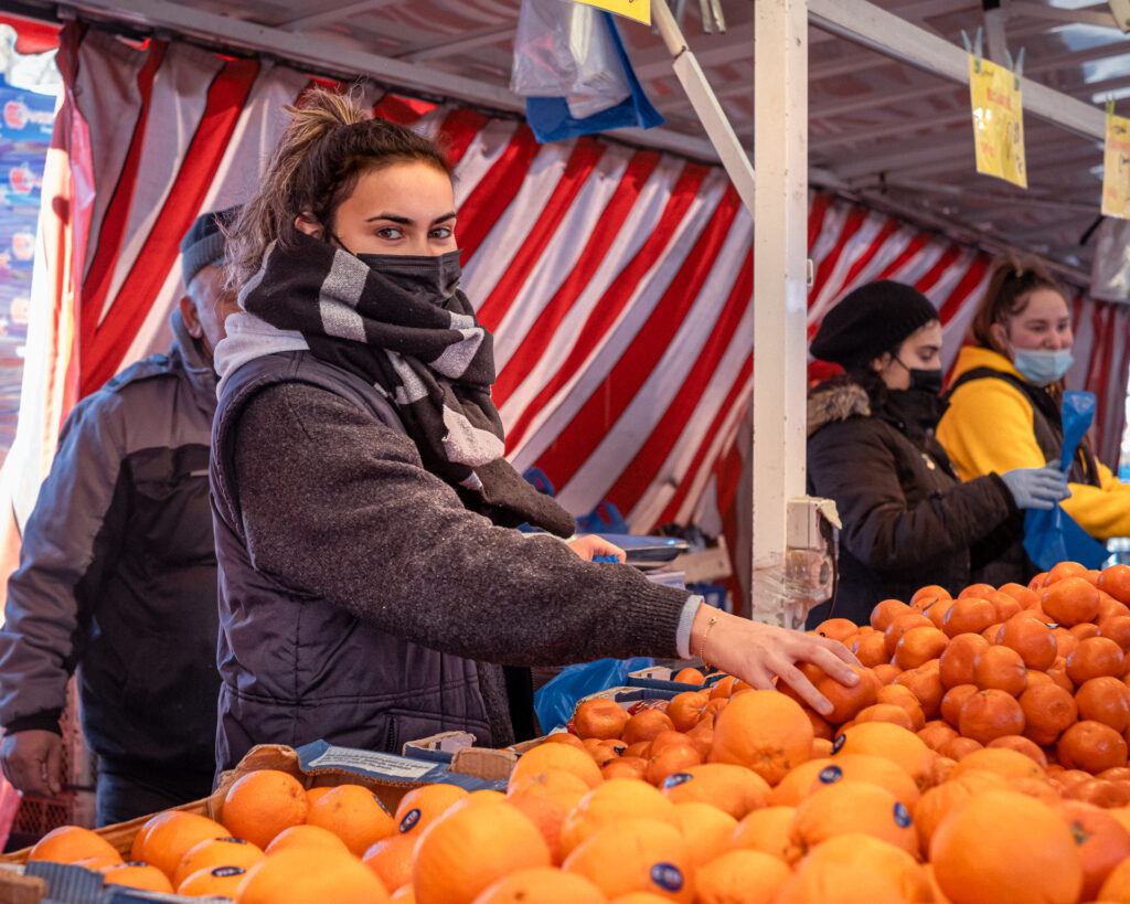 Young traders, market Lohberg